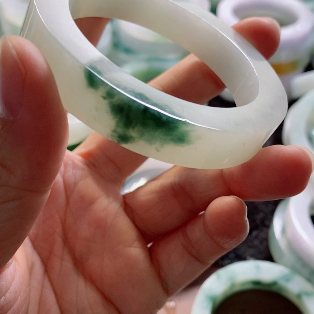 蓝***胖定制翡翠未镶嵌A货