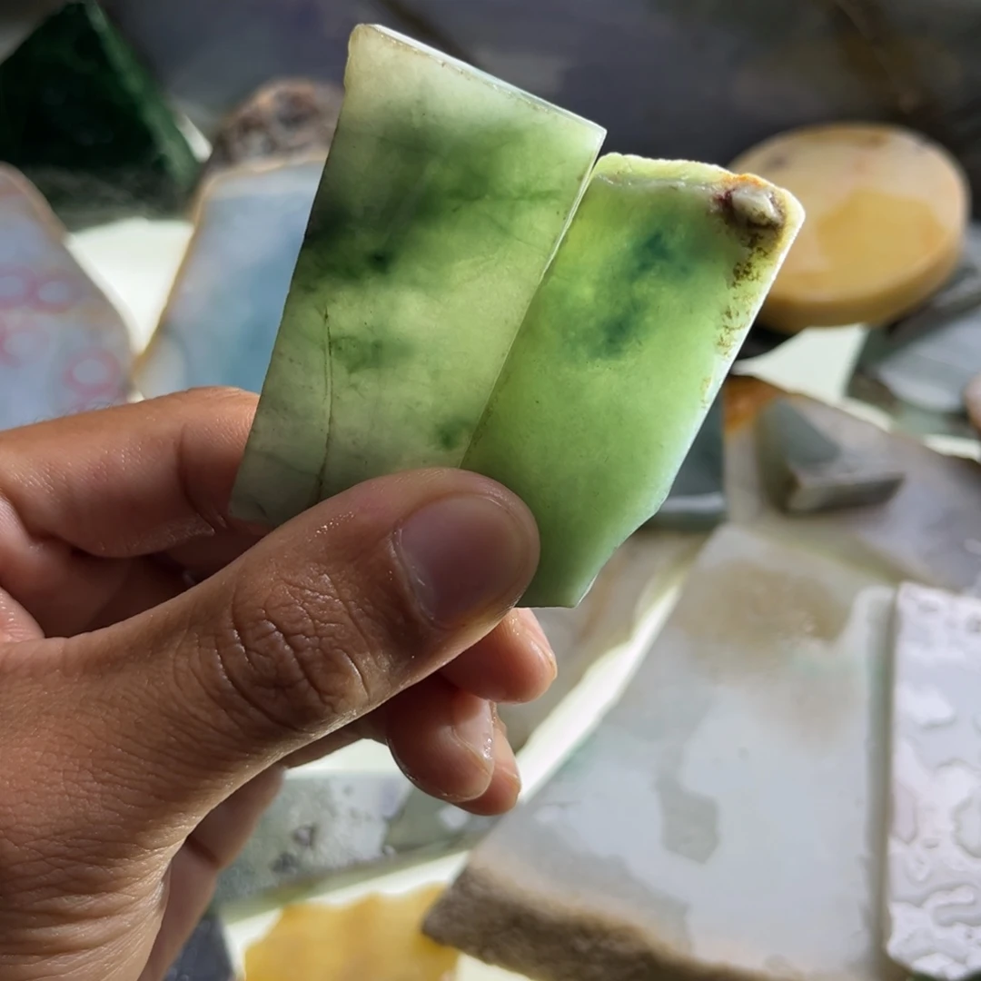 翡翠散珠纯天然缅甸翡翠A货