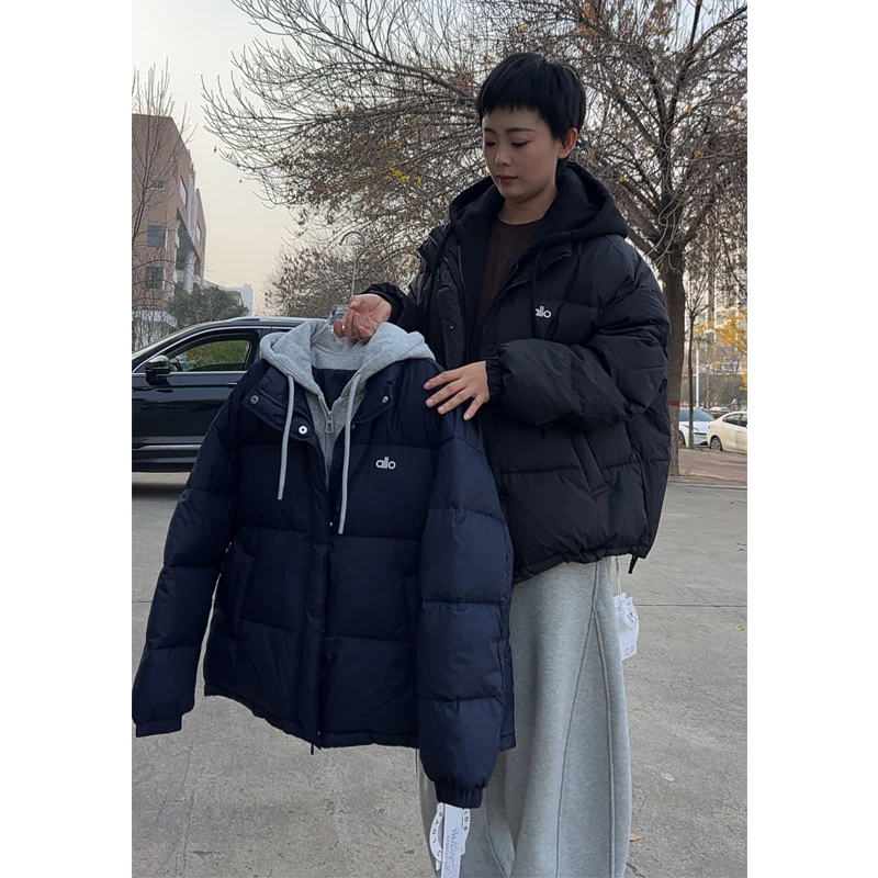 HK潮牌男女童白鸭绒羽绒服2025新款冬季韩版中大童连帽外套7961