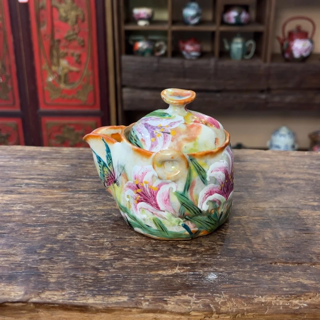 柴烧手工手绘陶瓷