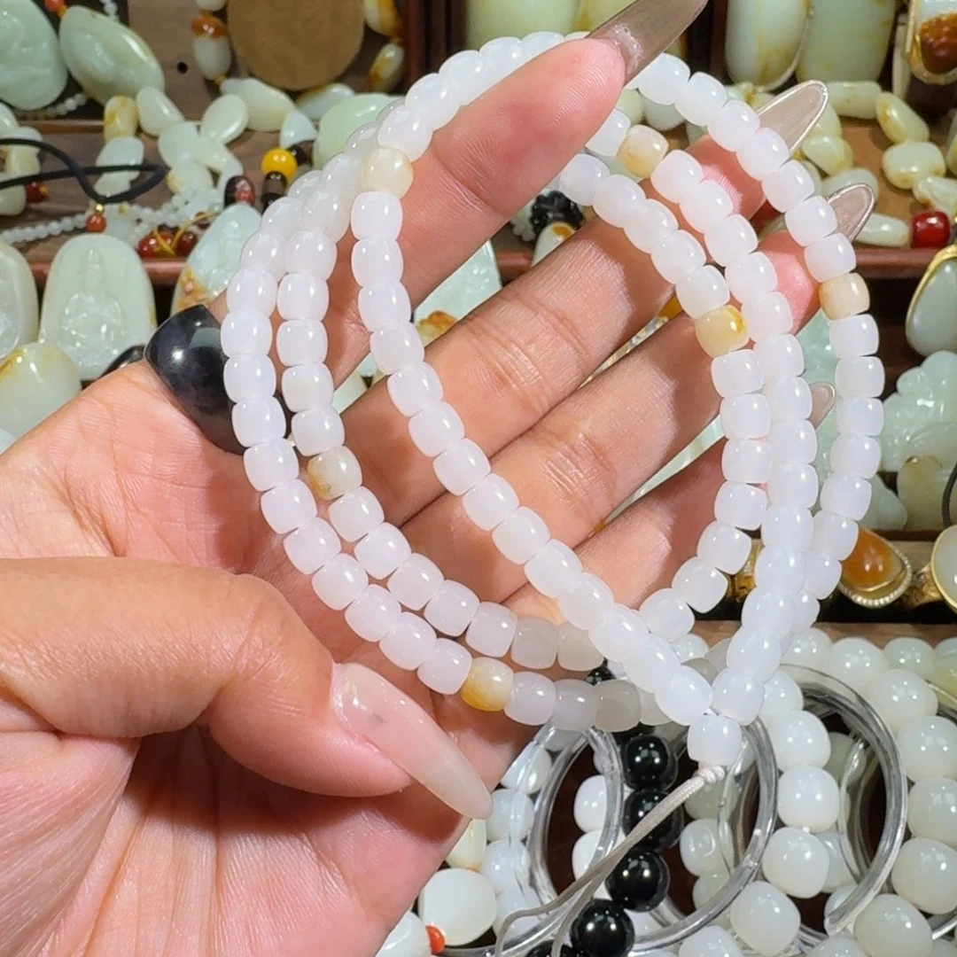 和田玉未镶嵌手链