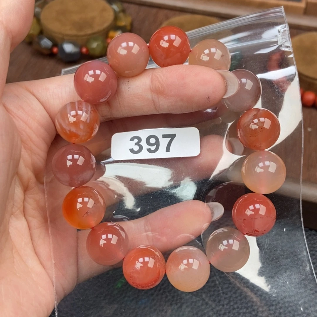 南红玛瑙未镶嵌手链