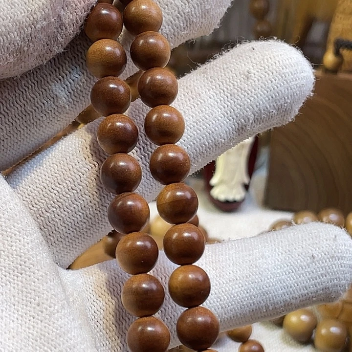 手串/手链檀香木老山檀香0.8多圈沉水奶甜、蕉糖甜