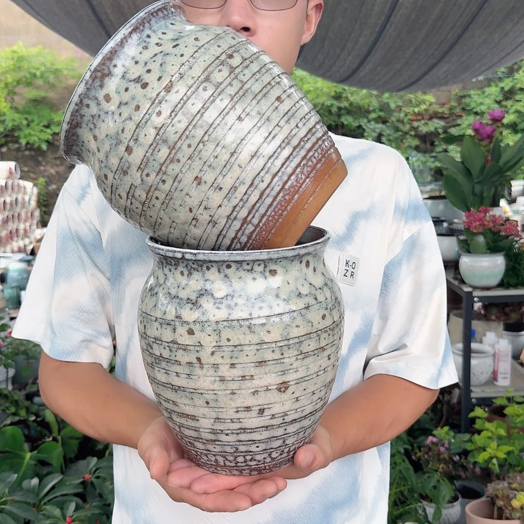 紫砂花盆口17高22（A01镇店之宝