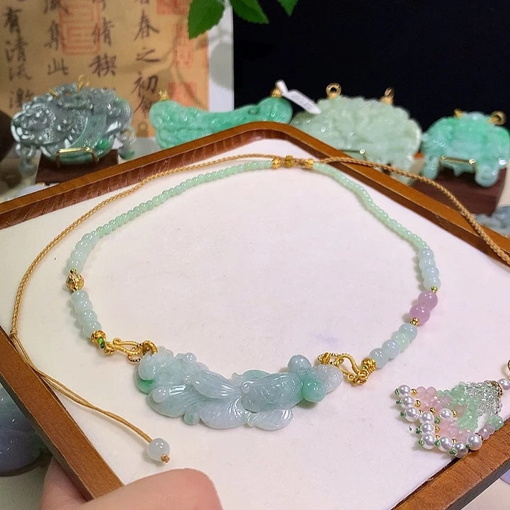 颈饰未镶嵌翡翠翡翠吊坠