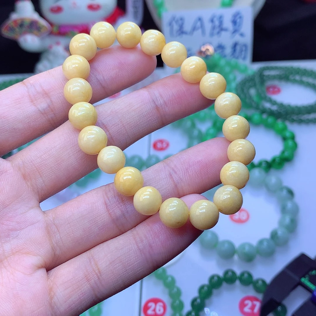 翡翠毛衣链未镶嵌