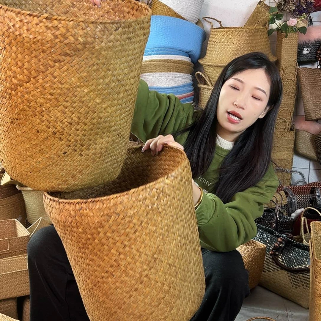 草编草编包/草编收纳盒微瑕疵