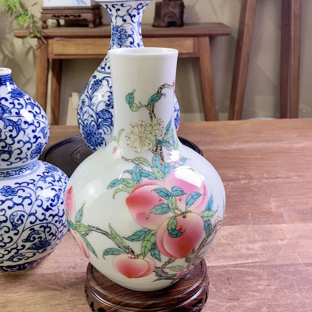 【闪购商品】寒*景德镇陶瓷家用摆件