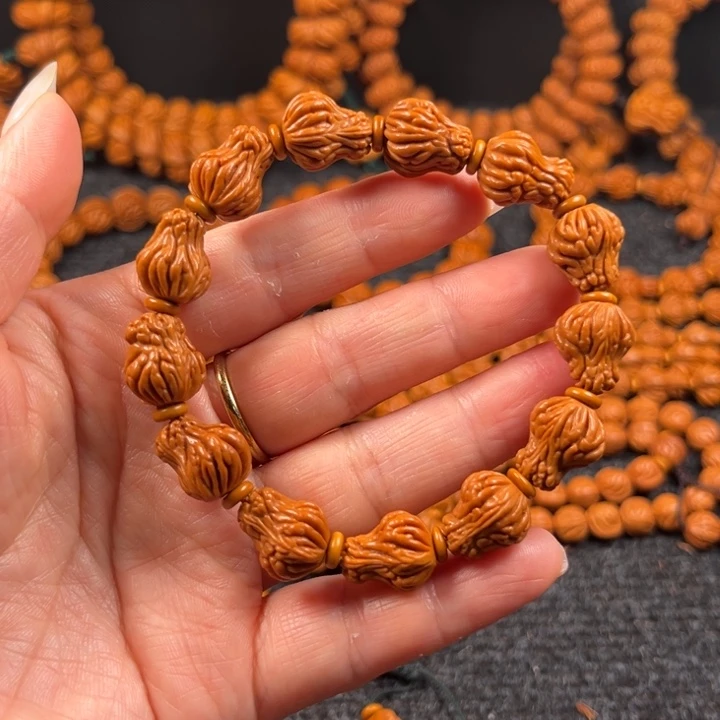 桃核吊坠G15链接手串