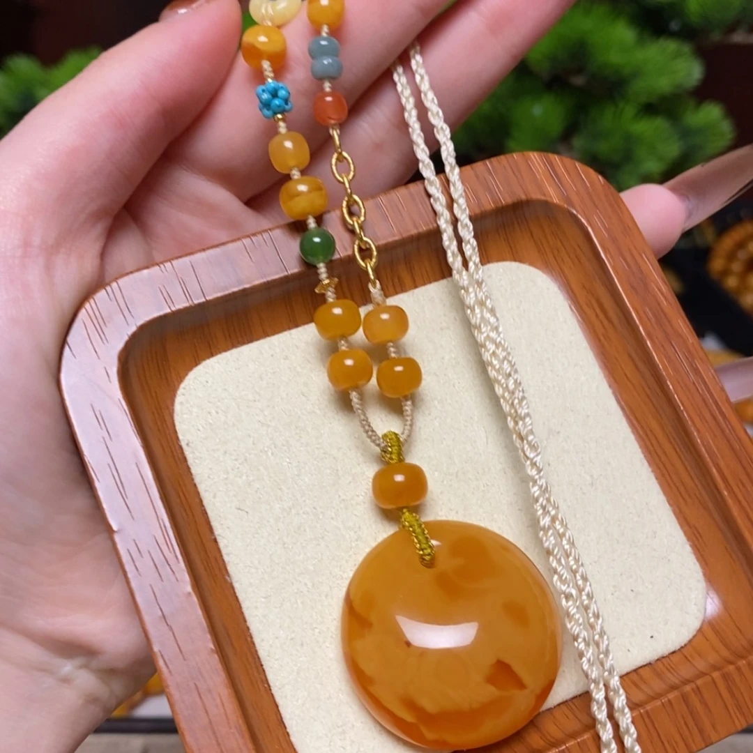 【闪购商品】蜜蜡颈饰未镶嵌项链
