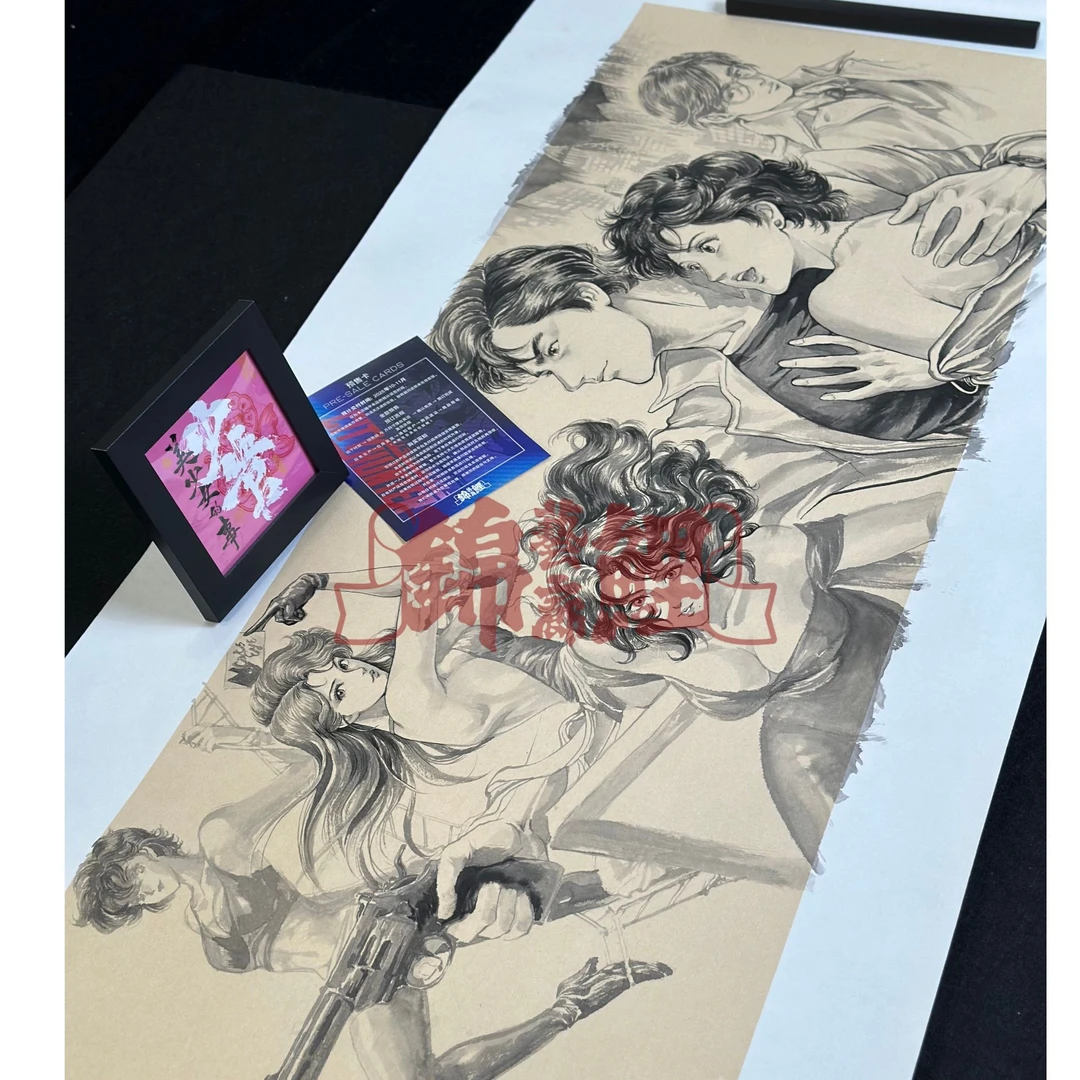 【全款预热城市猎人X猫眼10-11月发】方四寸摆台送卷轴(微喷复制)