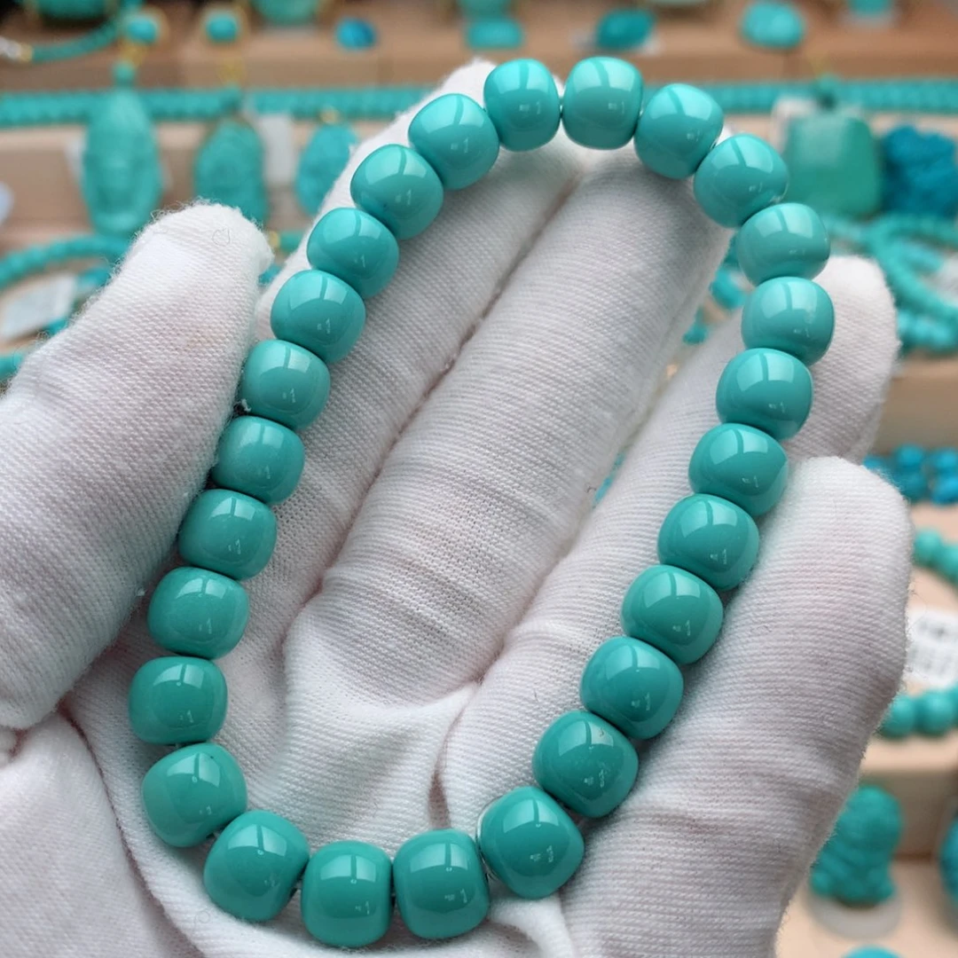 绿松石未镶嵌珠宝奇石8.5mm