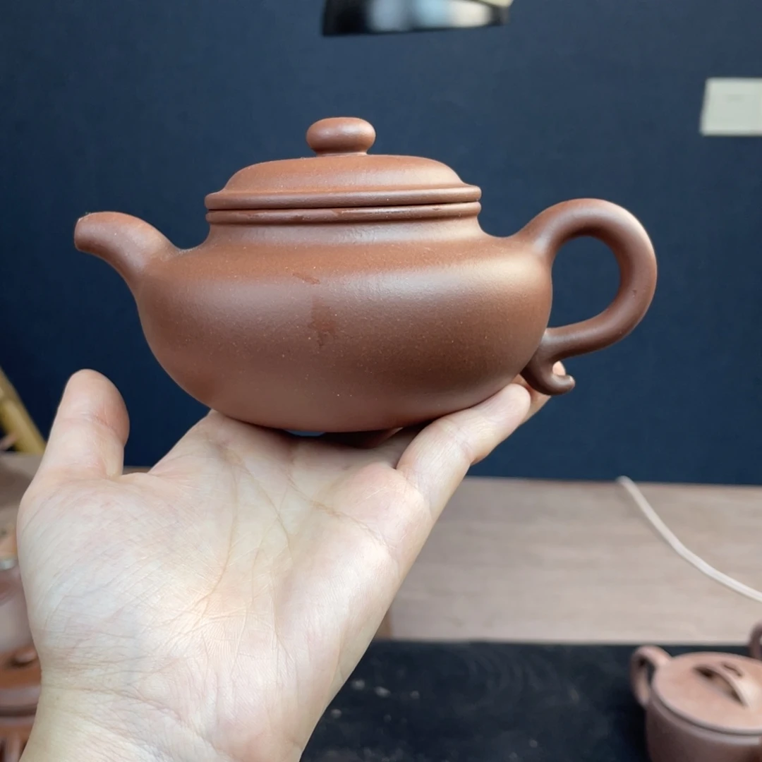茶壶紫砂全手工底槽清仿古240cc