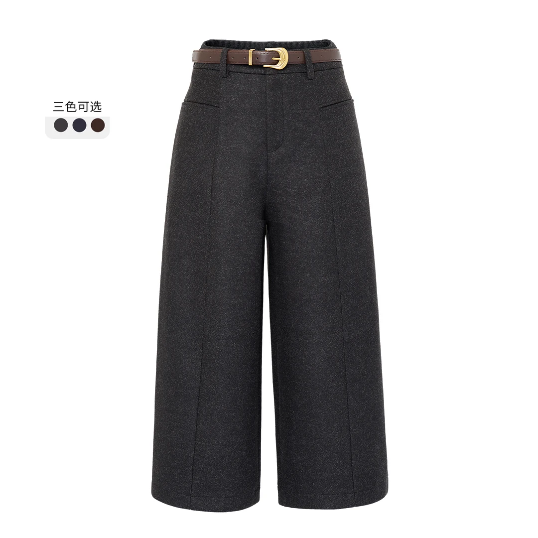 【粉丝专属】马天奴高腰长裤休闲裤宽松显瘦VHAE44PNW0