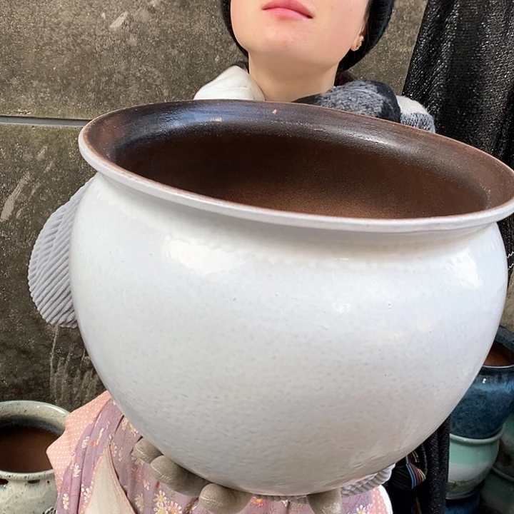 紫砂花盆正品口30高24