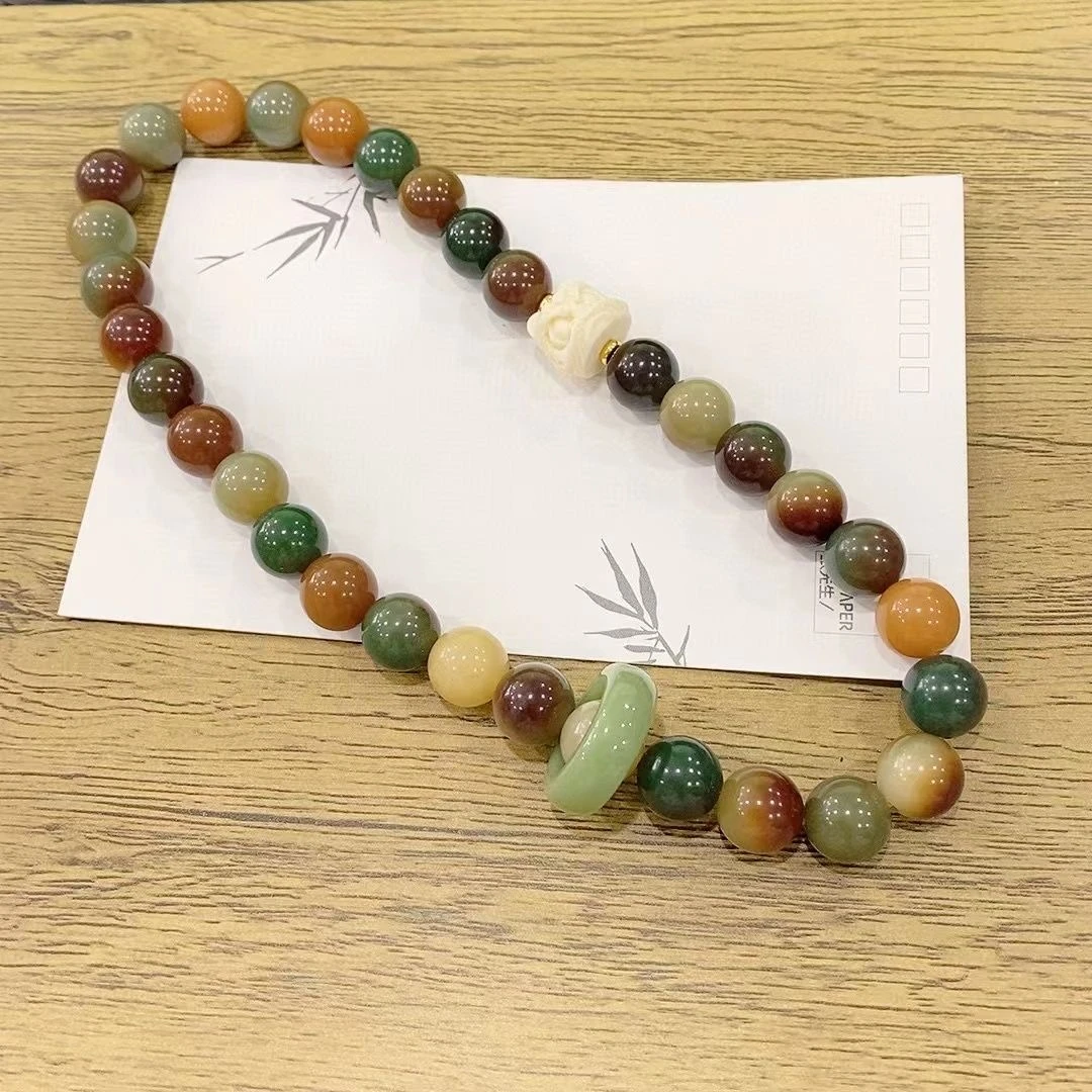 AD213多宝醒狮双圈菩提-精品手串（无礼盒）