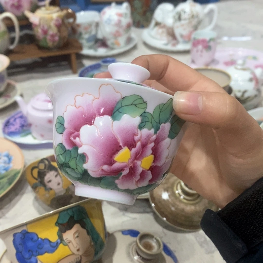 手工手绘茶具杯杯杯杯