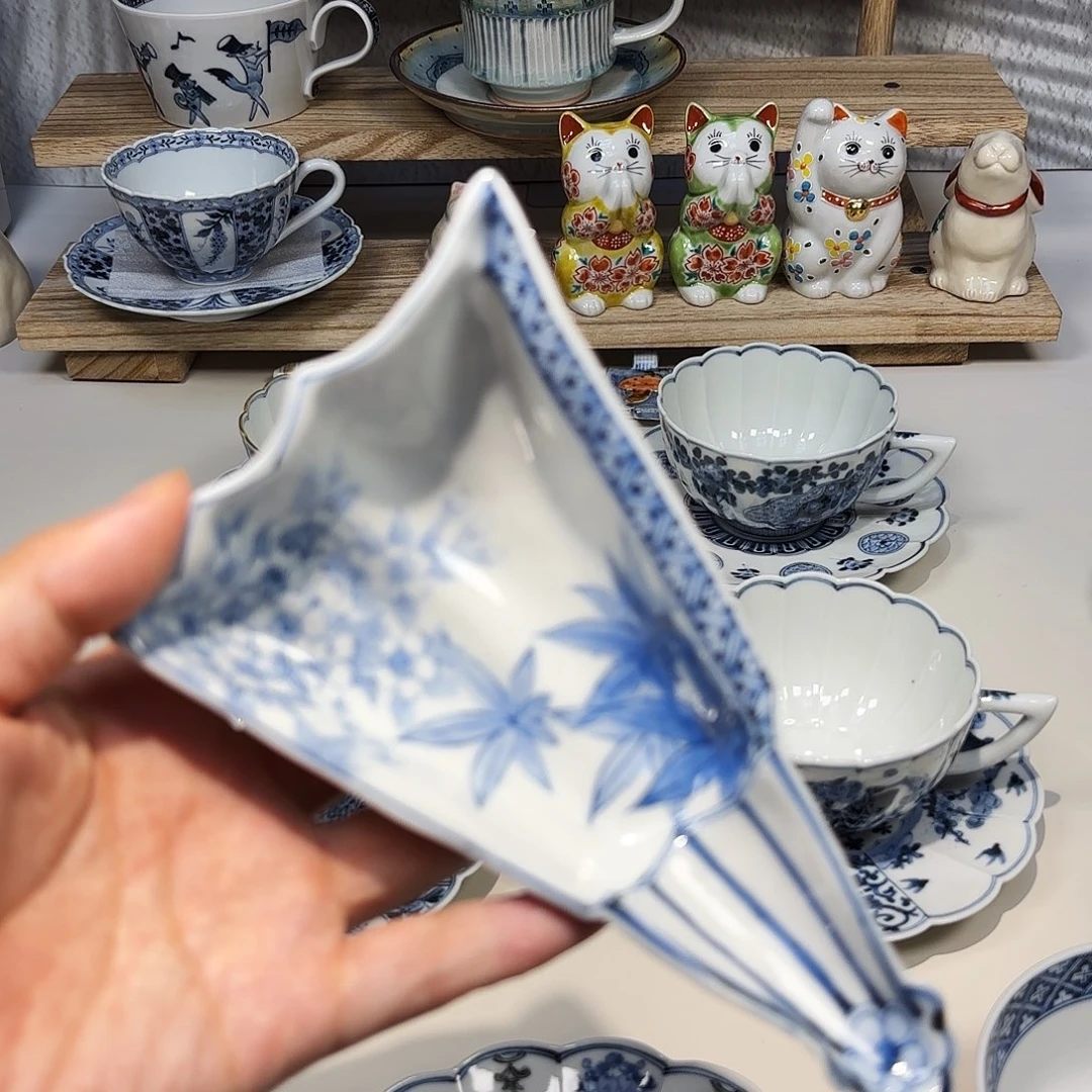 手作山本长左A 扇形小钵