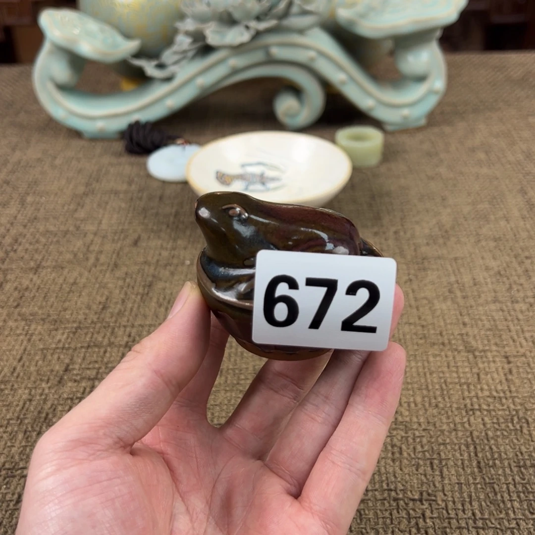 瓷片正能量瓷器摆件
