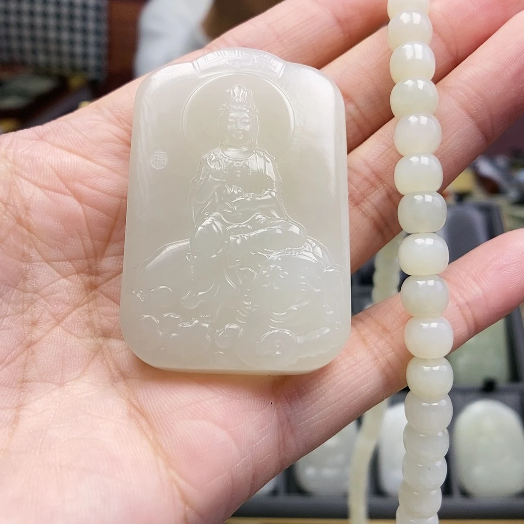 【闪购商品】和田玉颈饰未镶嵌盖