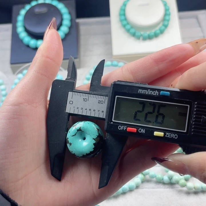 绿松石平安扣未镶嵌22mm