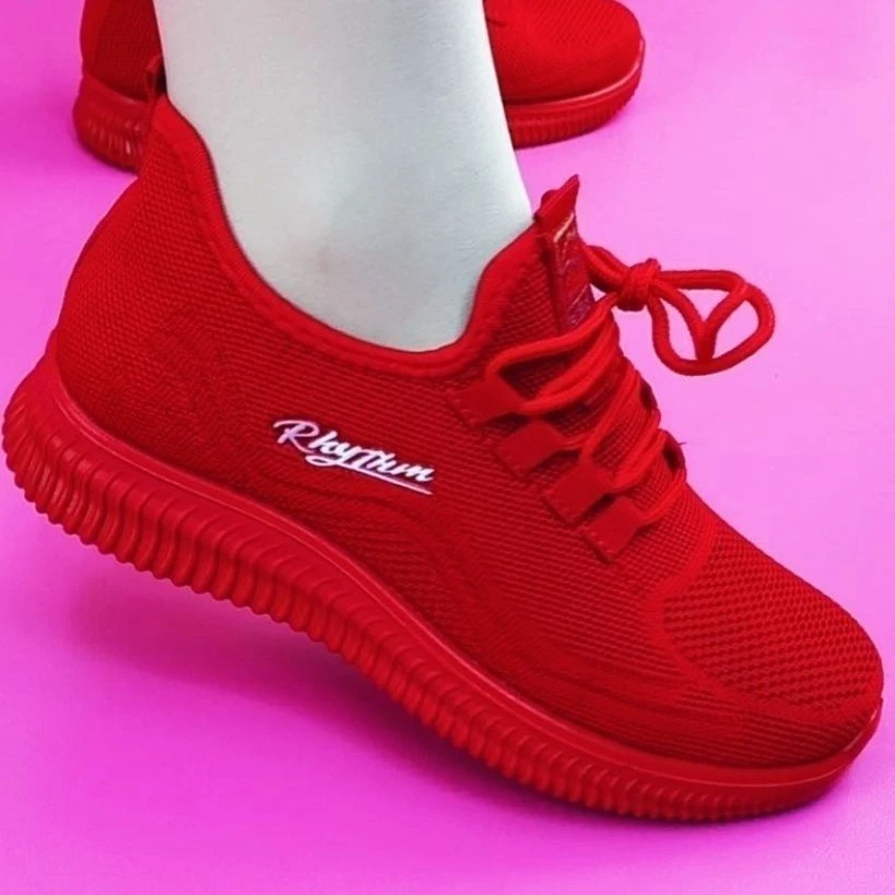 春夏新款妈妈鞋软底软面透气舒适休闲鞋女防滑软底透气女鞋