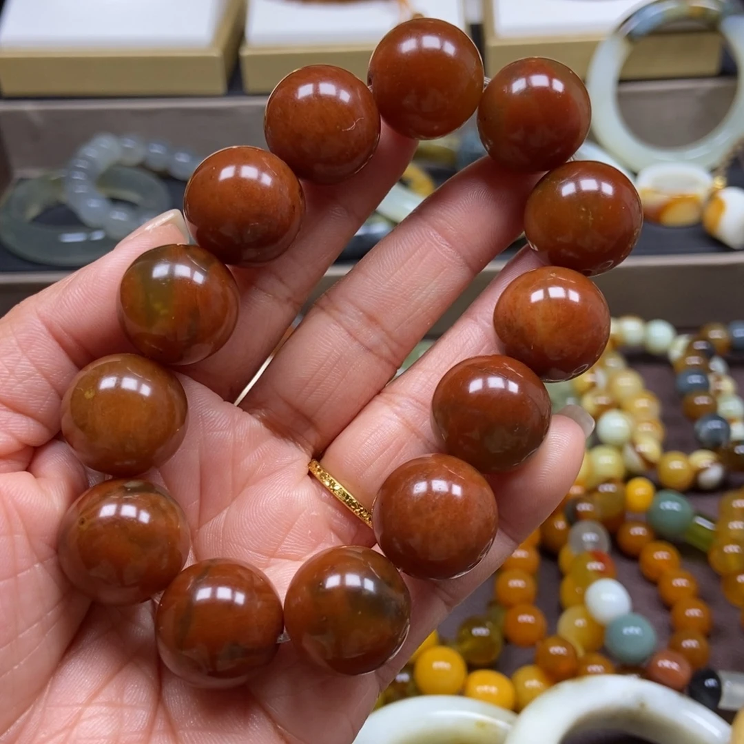 蛇纹石玉未镶嵌手串