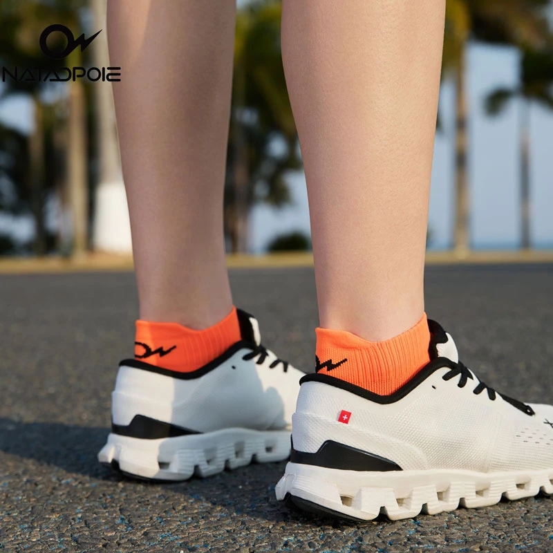 NTP闪电球专业马拉松袜短筒袜加厚袜子防臭短袜弹力稳定训练袜