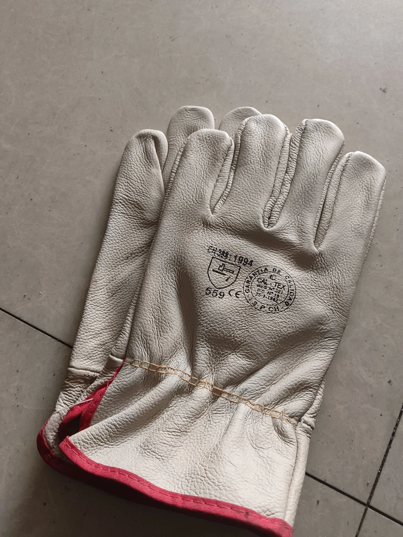 头层牛皮柔软防烫短款劳保焊工手套适用于氩弧焊等工作