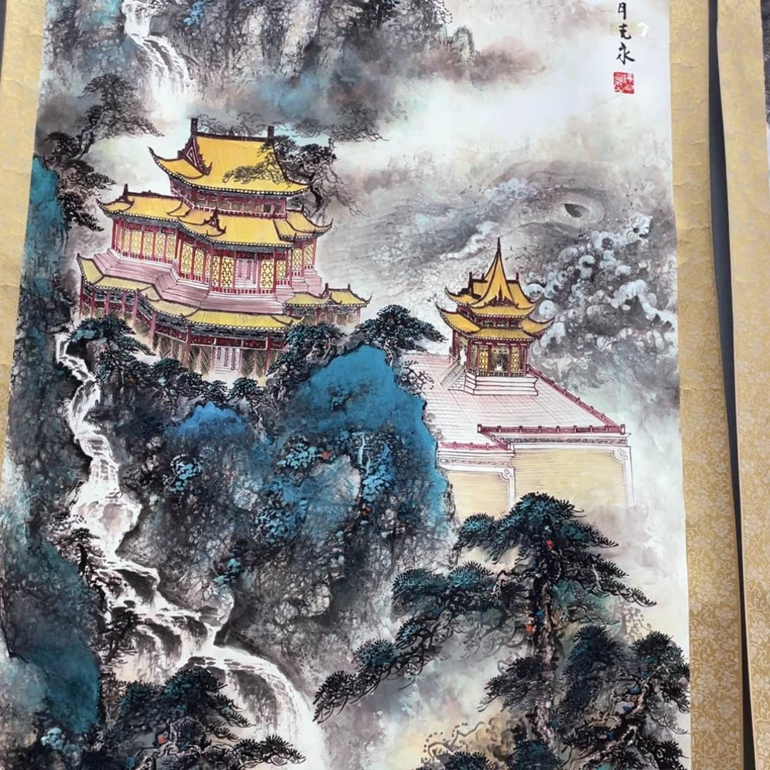 国画老师手笔手绘作品w