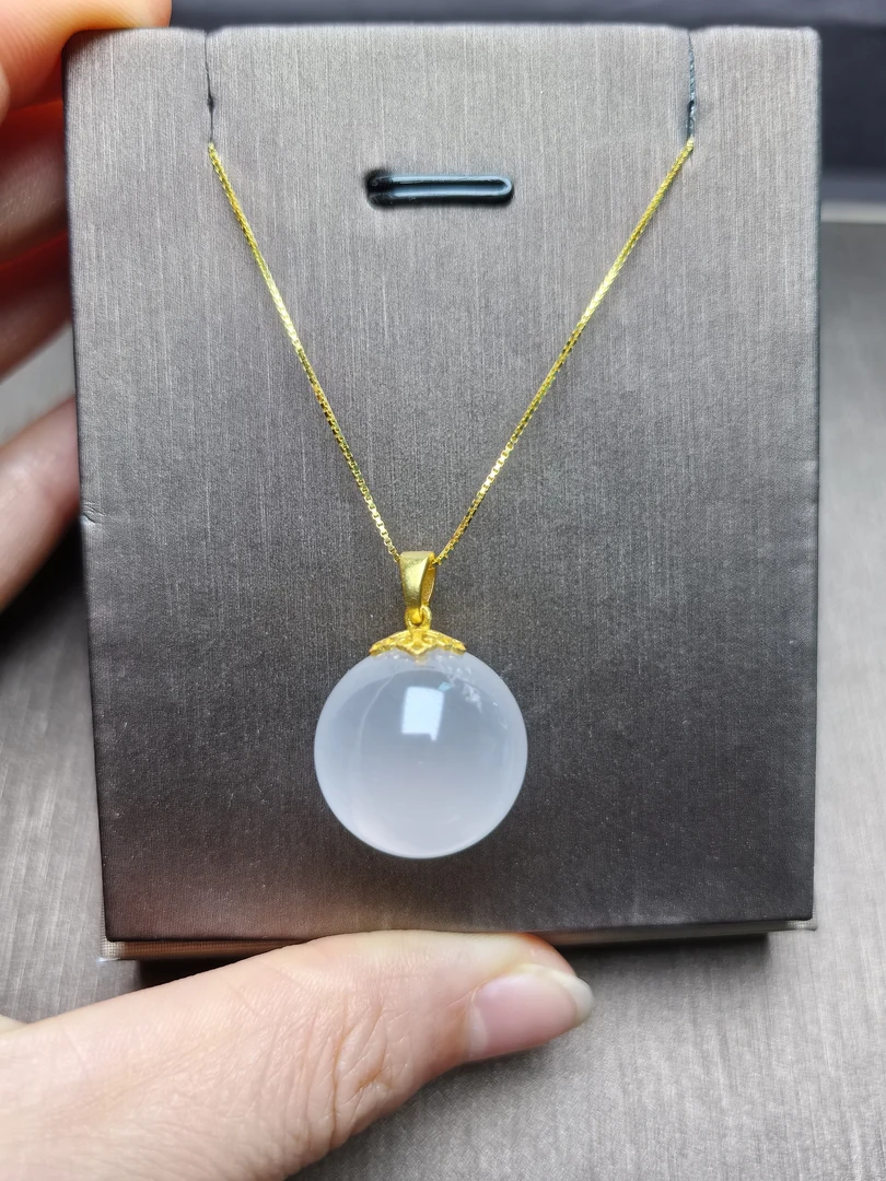 浅粉水晶转运珠卡17m