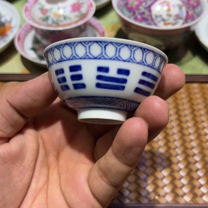 纯手绘精品盖碗杯