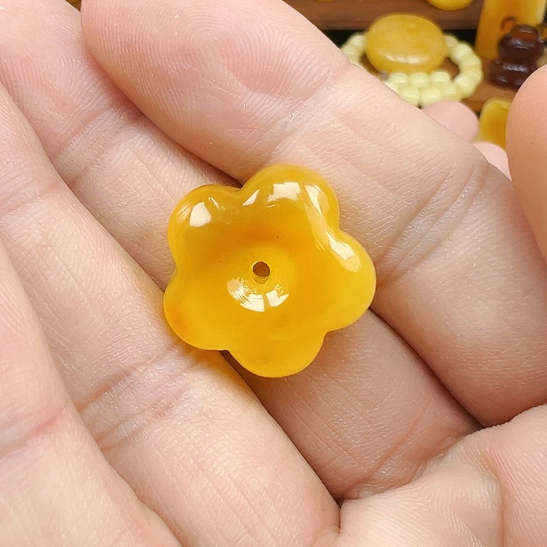 蜜蜡颈饰未镶嵌我*你吊坠