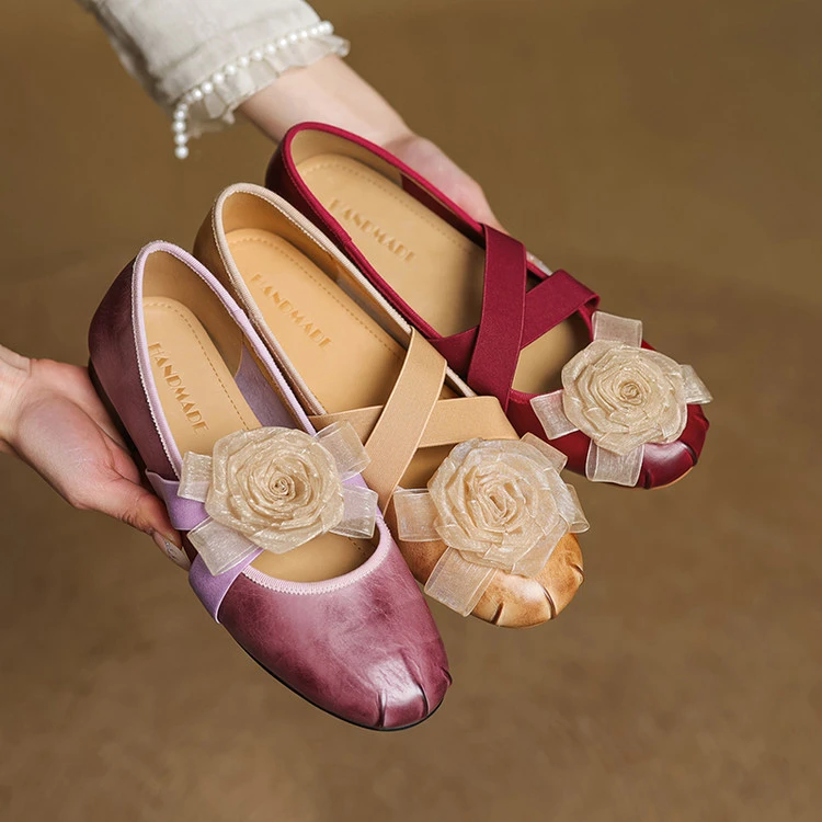 1cm/hb7745浅口豆豆鞋单鞋鞋子松紧带套脚粗跟圆头平底百搭高跟