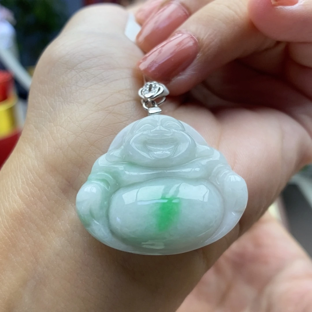 翡翠银S925镶嵌颈饰吊坠22