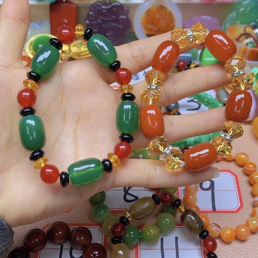 【闪购商品】玛瑙/玉髓颈饰未镶嵌嗨****）