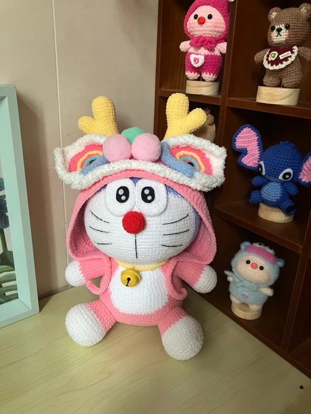 手工玩偶#哆啦A梦#钩织玩偶改价专用链接