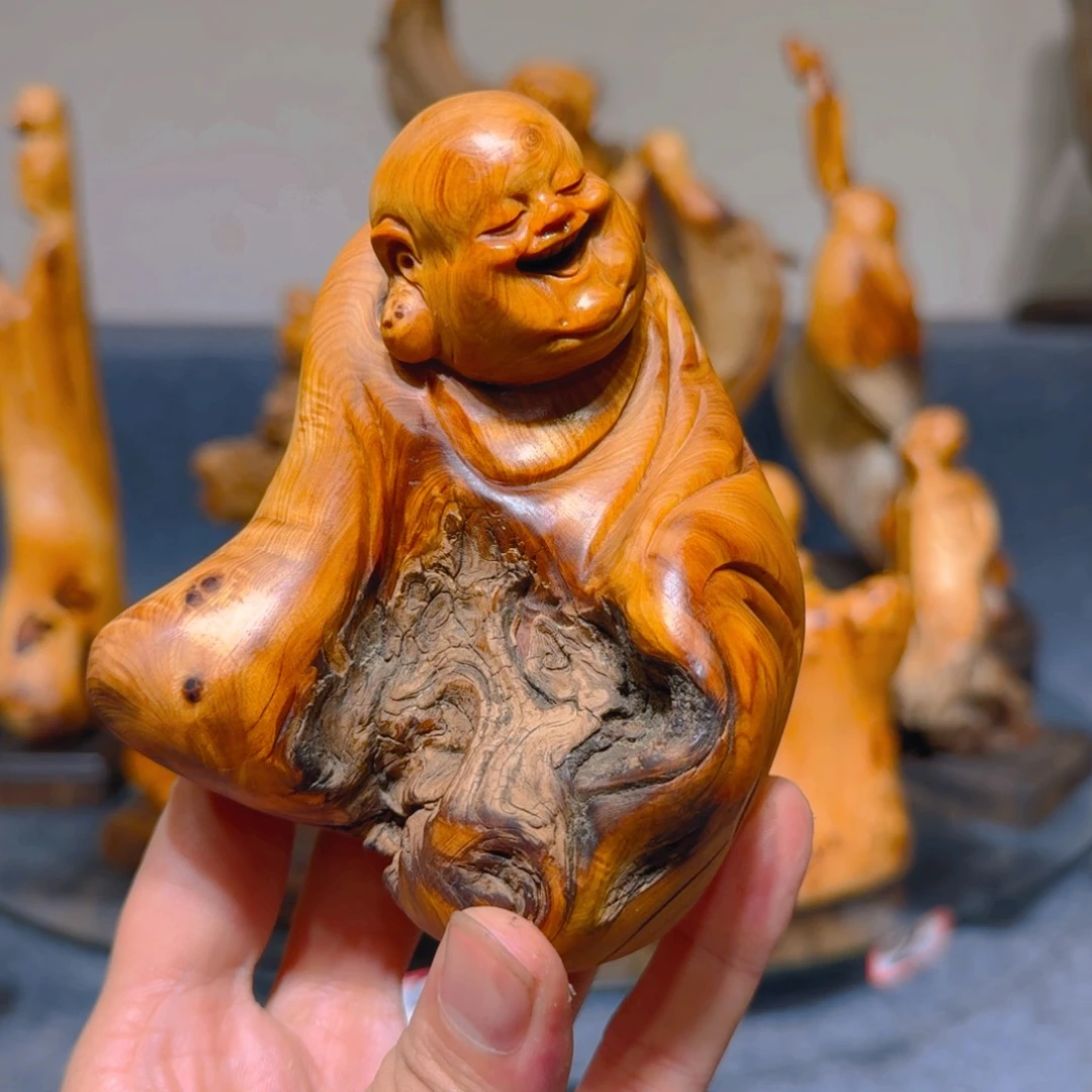柏木（崖柏）安*吉崖柏手把件摆件