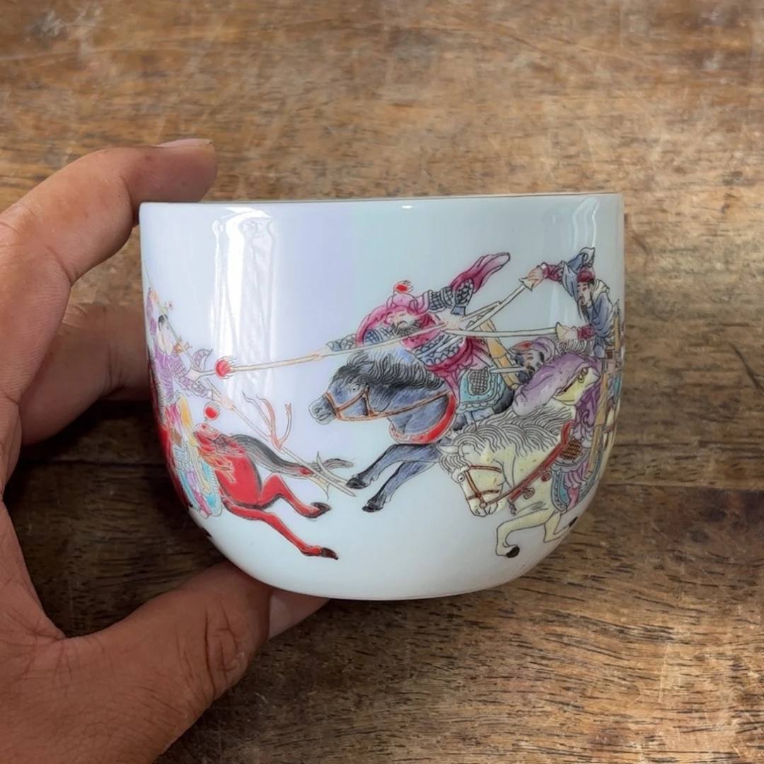 杯子精品陶瓷人物绘片杯