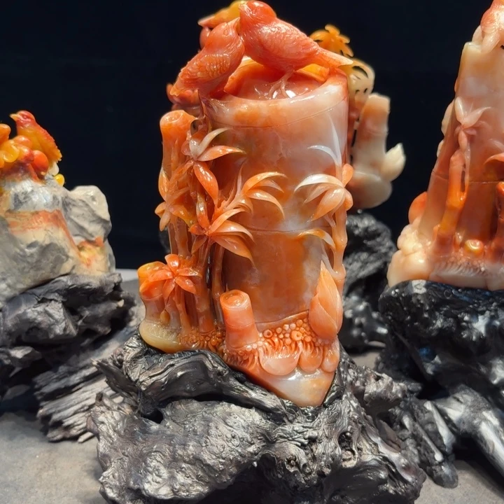 随***风寿山石轻轻一点，直接输入上屏