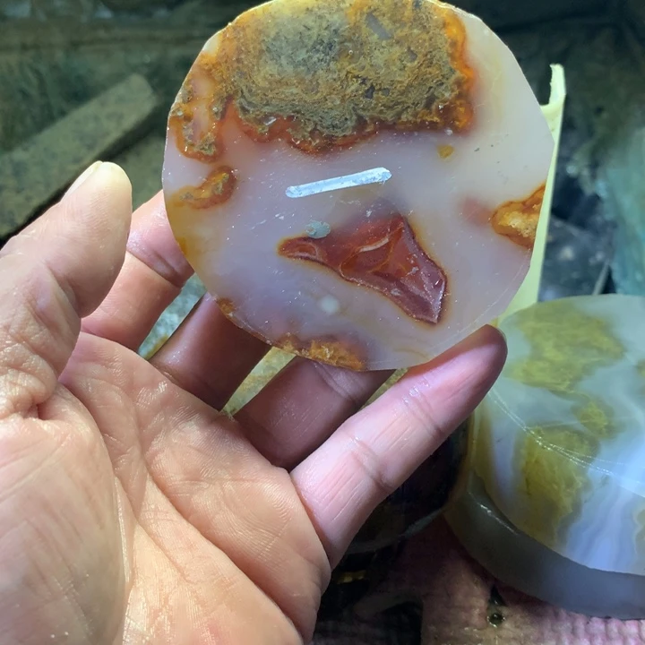 紫***蓝定制玛瑙天然玛瑙手镯