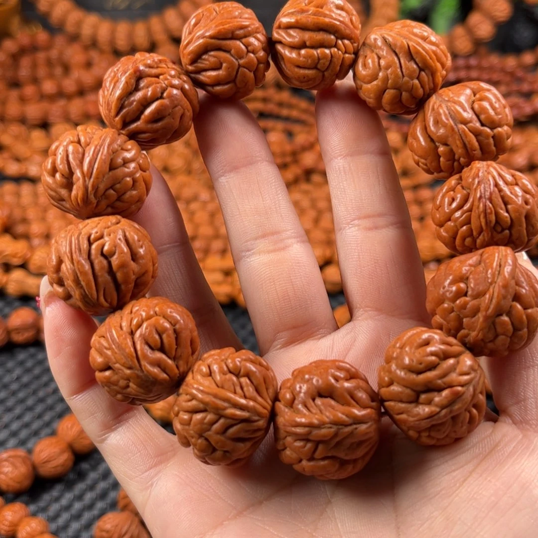 桃核手串Y16链接手串