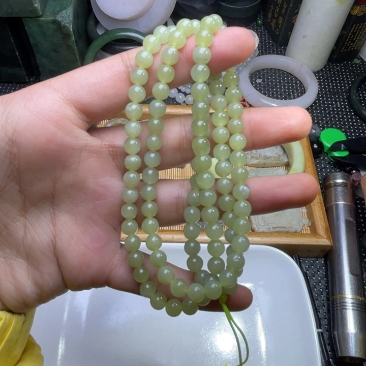 未镶嵌和田玉珠宝半成品黄口