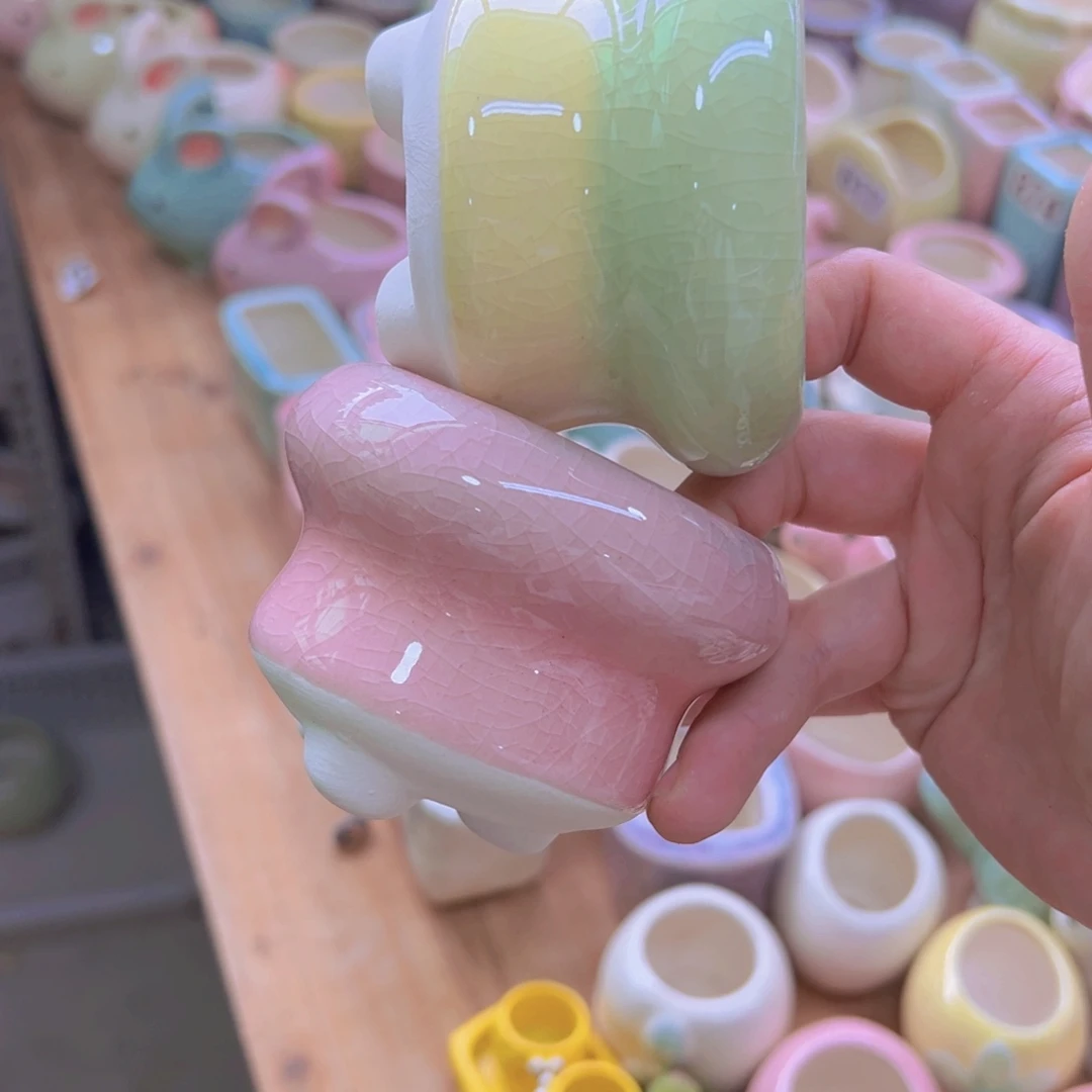 陶瓷花盆当场凑满12包邮