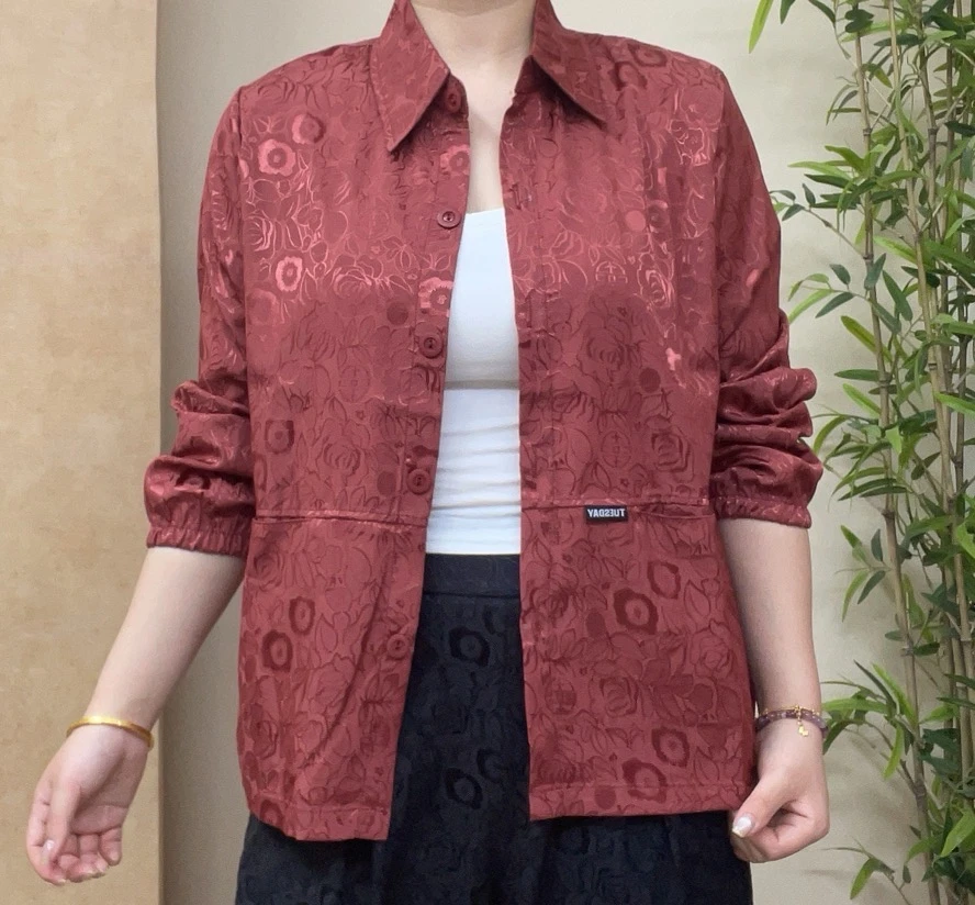 【金标版】夏季新款中老年防晒时尚休闲妈妈装外套