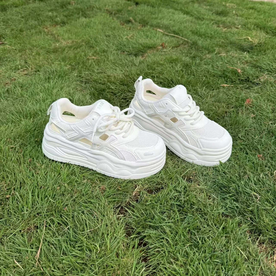 XY-A578韩版厚底松糕鞋夏季新款透气网面时尚女鞋