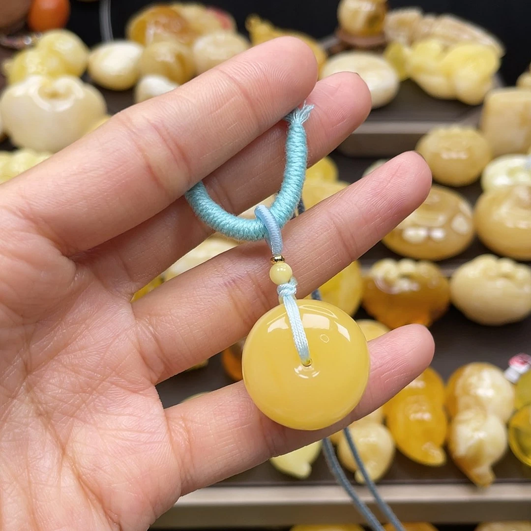 蜜蜡裸石未镶嵌€****€蜜蜡