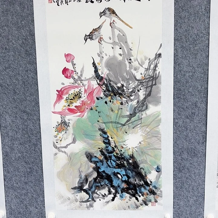 国画花鸟绘画作品