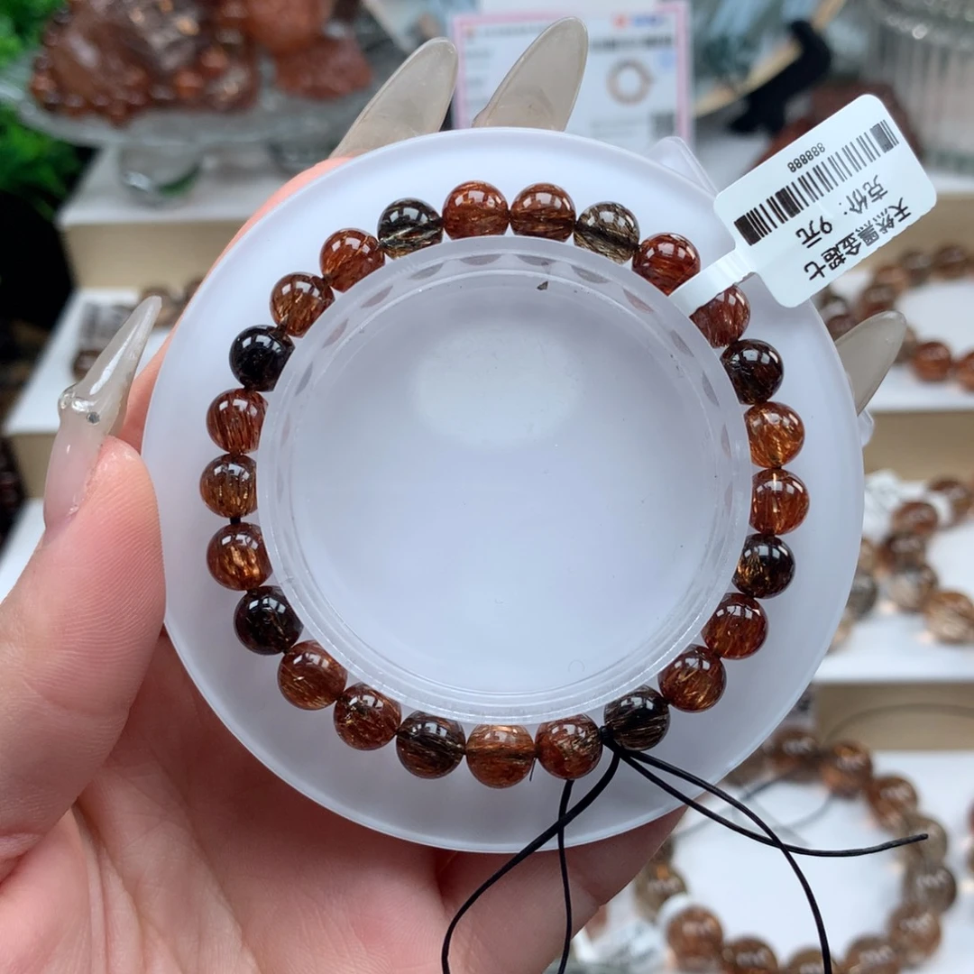 手串未镶嵌水晶黑金超七多样性发其一