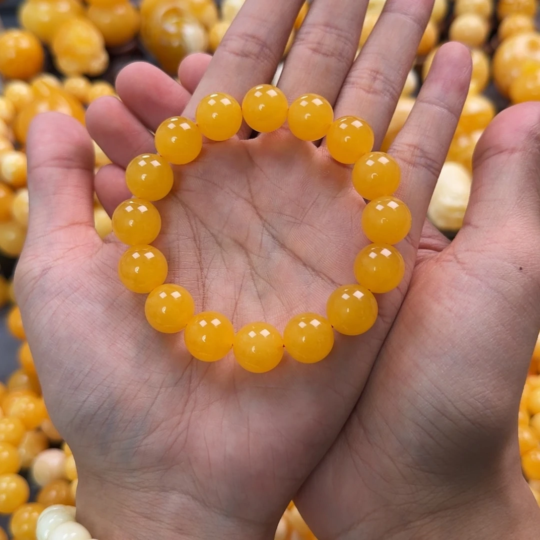 琥珀未镶嵌珠宝奇石13mm同料